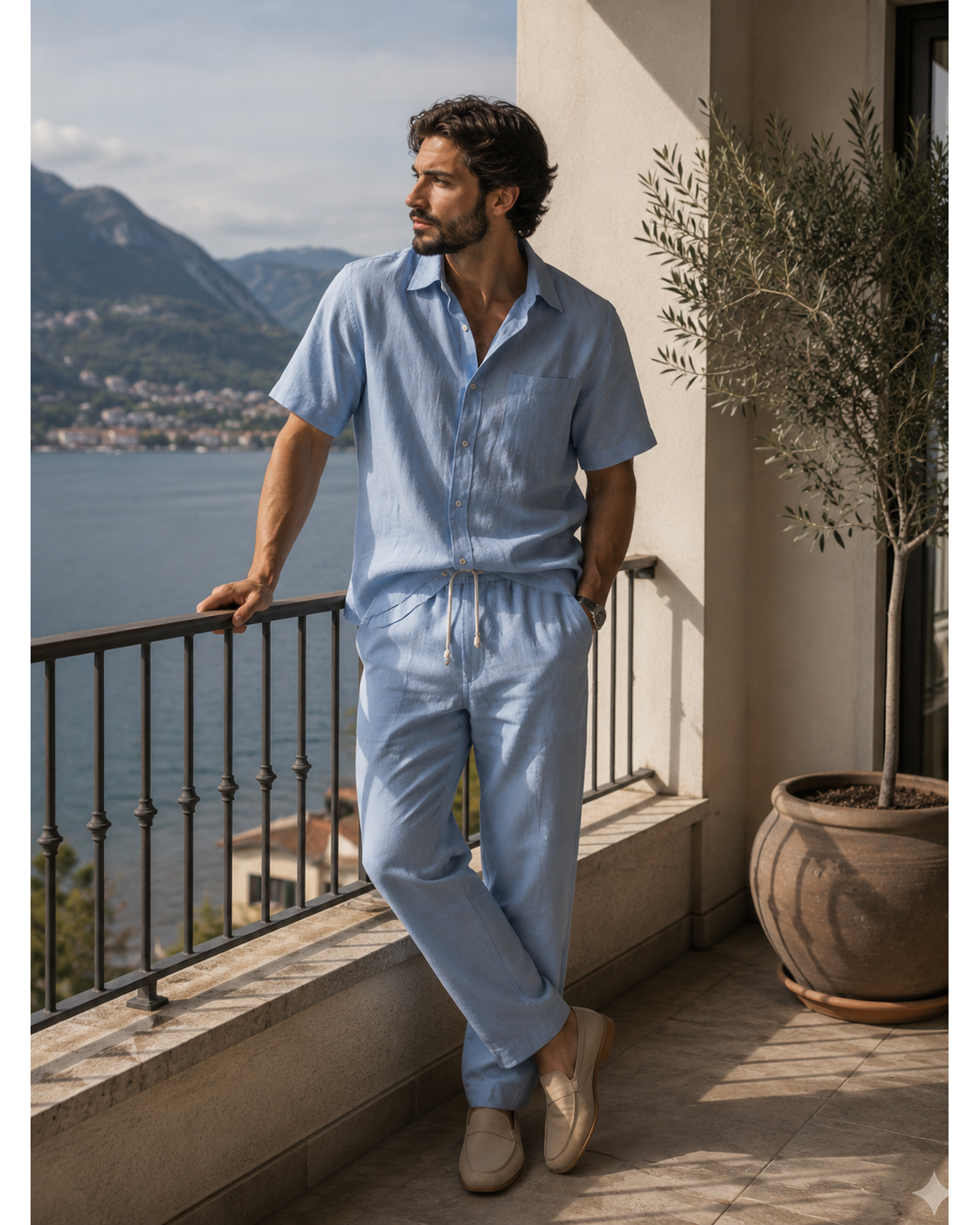 Porto Cervo 100% Linen Set