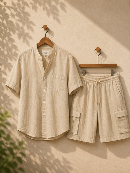 Monte Carlo Linen Combo - (Buy the Shirt & Get the Shorts)